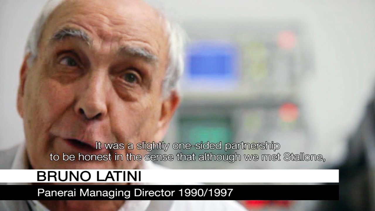 Bruno Latini: "It was a slightly one-sided partnership to be honest in the sense that although we met Stallone..."